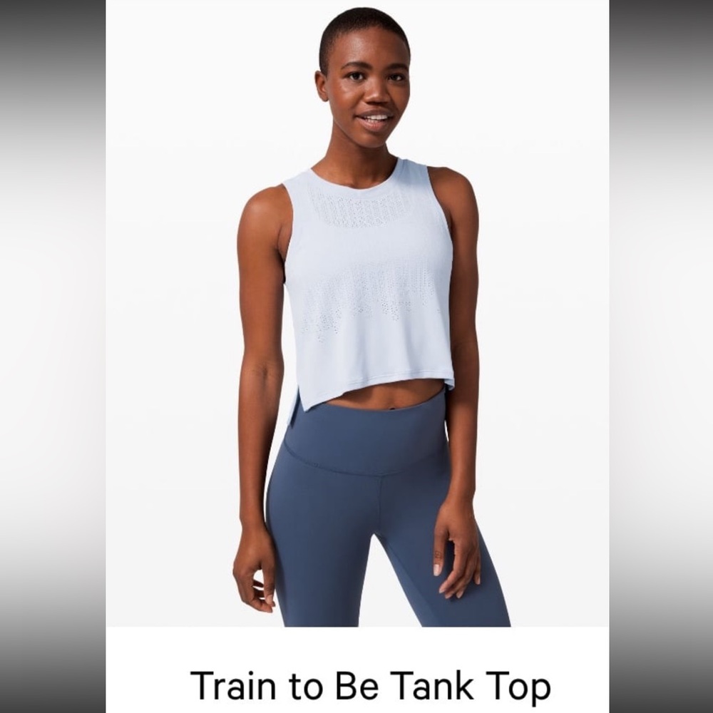 Lululemon Train To Be Tank Top size 12 in daydream